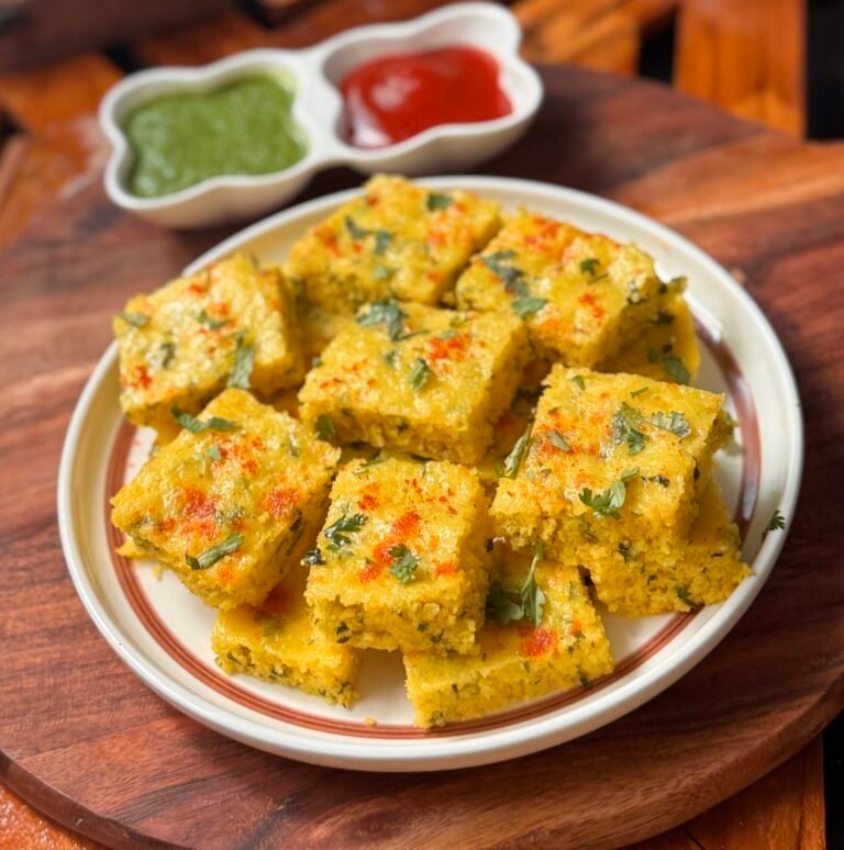 Soft Sooji Methi Dhokla